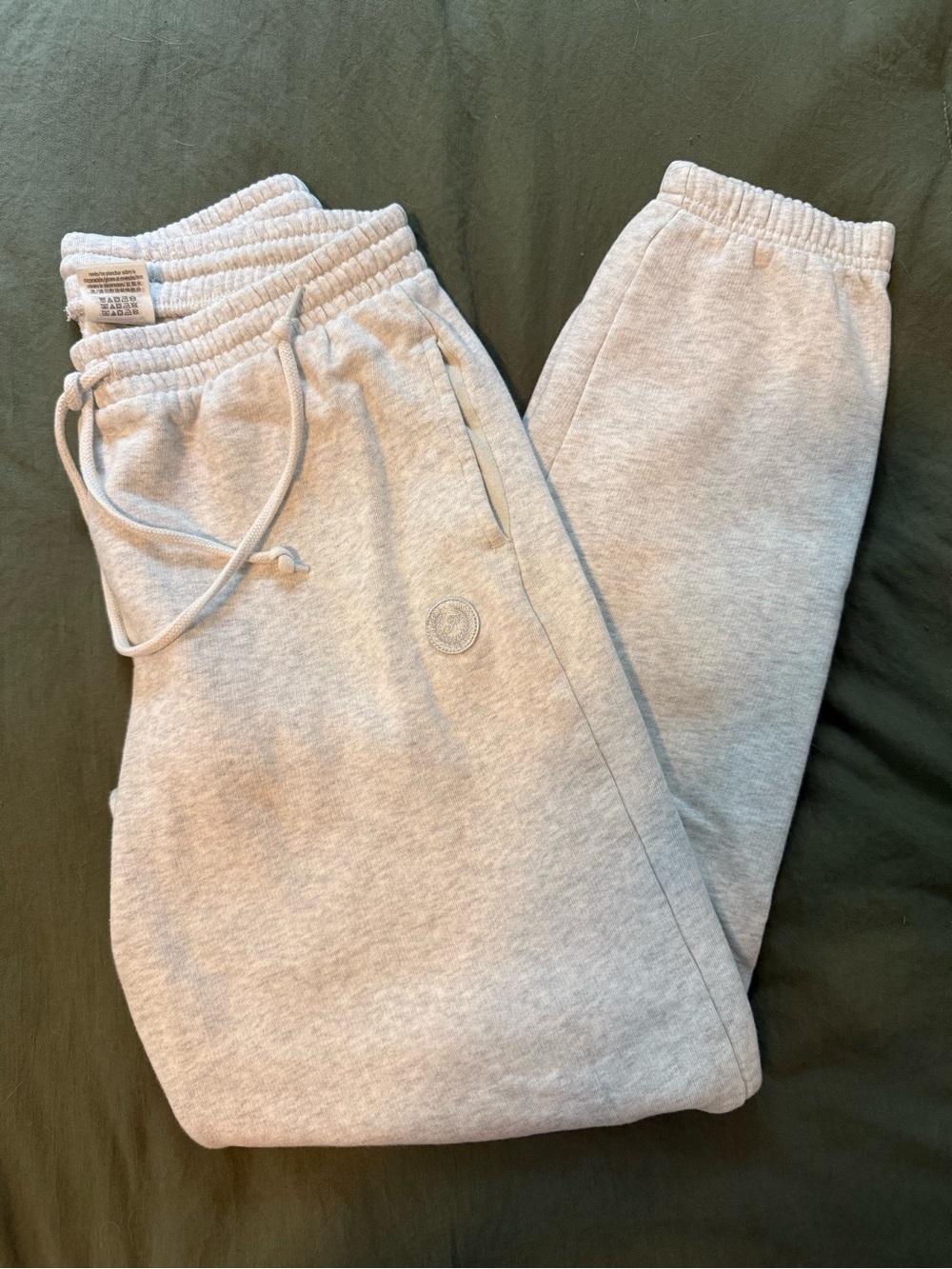 PINK Victoria's Secret Light Gray Jogger Sweatpants